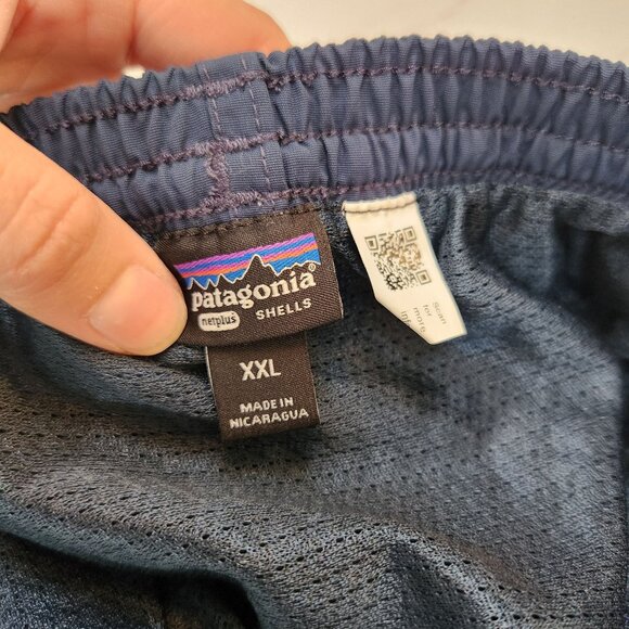 Patagonia Shells Blue Shorts Bottoms Netplus Lined Hiking Men's XXL - Picture 5 of 8